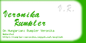 veronika rumpler business card